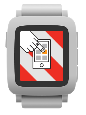 Pebble Time Recovery Screen